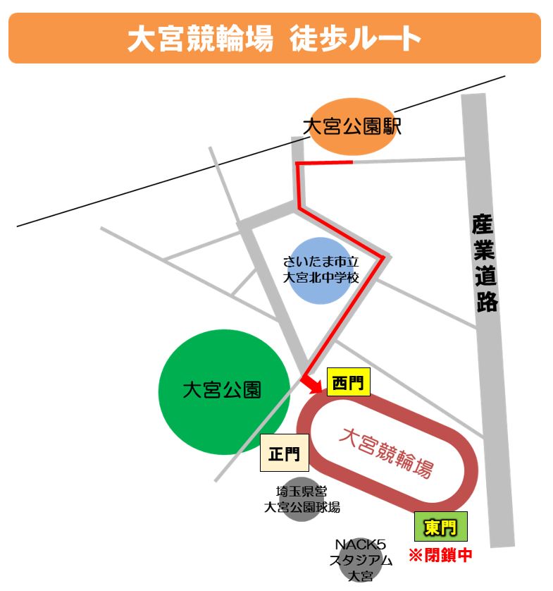 最寄り駅からの案内マップ